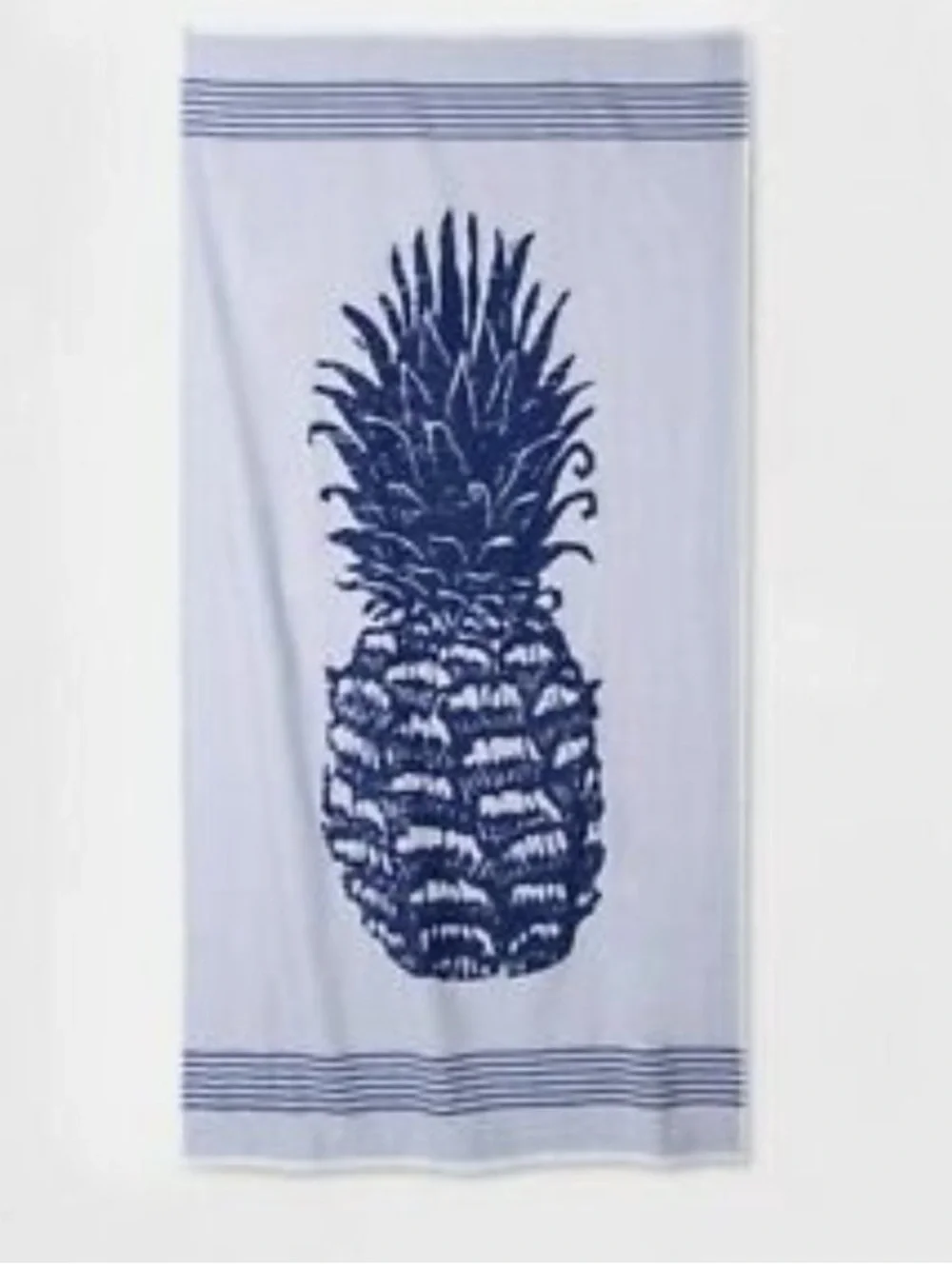 Extra Long Reversible Beach Towel Pineapple 72